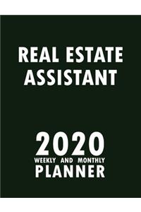 Real Estate Assistant 2020 Weekly and Monthly Planner