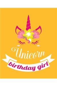 Unicorn Birthday Girl