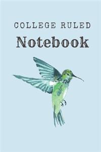 College Ruled Notebook