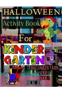 Halloween Activity Book for Kindergarten