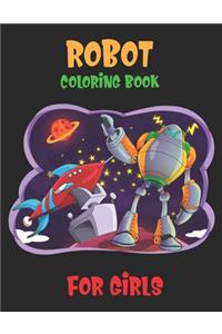 Robot Coloring Book For Girls