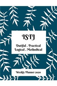 ISTJ Weekly Planner