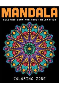 Mandala Coloring Book For Adult Relaxation