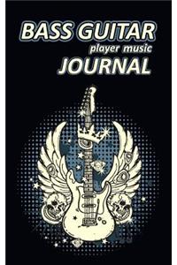 Bass Guitar Player Music Journal