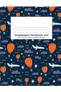 Graphpaper Notebook 4x4