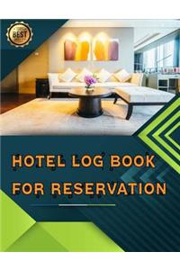 Hotel Log Book For Reservation