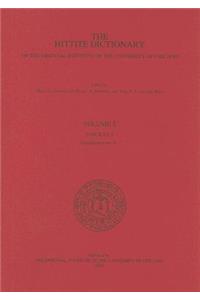 Hittite Dictionary of the Oriental Institute of the University of Chicago. Volume S Fascicle 2