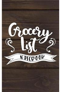 Grocery List Notebook