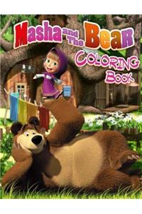 Masha and the Bear Coloring Book