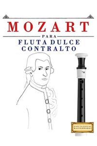 Mozart Para Flauta Dulce Contralto