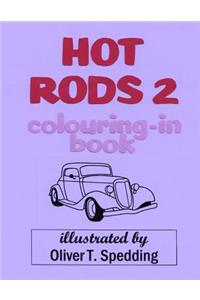 Hot Rods 2 colouring-in Book