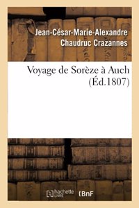 Voyage de Sorèze À Auch