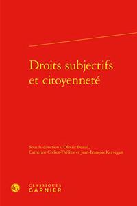 Droits Subjectifs Et Citoyennete