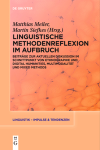 Linguistische Methodenreflexion Im Aufbruch