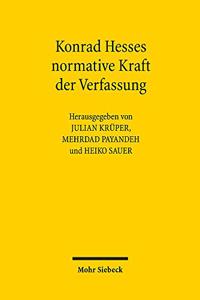 Konrad Hesses Normative Kraft Der Verfassung