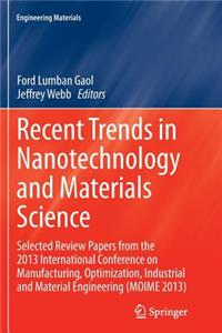 Recent Trends in Nanotechnology and Materials Science