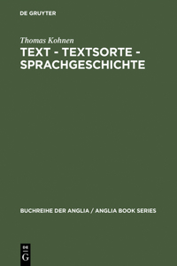 Text - Textsorte - Sprachgeschichte