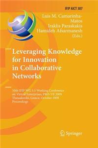 Leveraging Knowledge for Innovation in Collaborative Networks