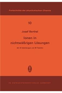 Ionen in Nichtwässrigen Lösungen