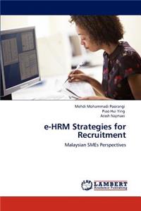 E-Hrm Strategies for Recruitment