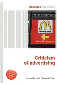 Criticism of Advertising