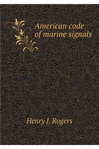 American Code of Marine Signals