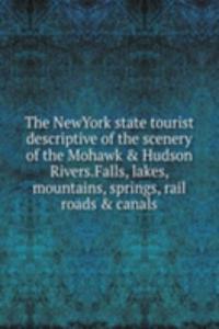 NewYork state tourist descriptive of the scenery of the Mohawk and Hudson Rivers. Falls, lakes, mountains, springs, rail roads and canals