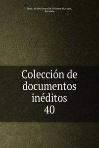 Coleccion de documentos ineditos