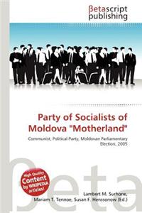 Party of Socialists of Moldova 