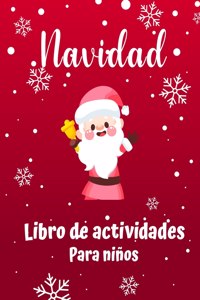 Libro de actividades de Navidad para niños de 4 a 8 años.