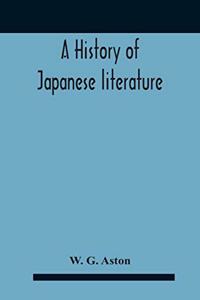 History Of Japanese Literature