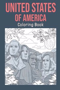 United States Of America Coloring Book