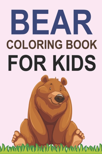 Bear Coloring Book For Kids