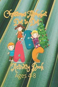 Christmas Alphabet Dot to Dot Activity Book