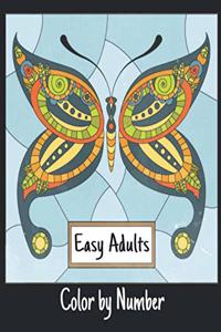 Easy Adults Color by Number