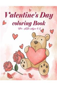 Valentine's Day Coloring Book for Kids Ages 4-8