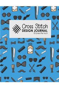Cross Stitch Design Journal - 10 Lines Per Inch