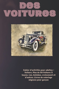 Cahier d'activités pour adultes - Voiture. Plus de 50 Voiture