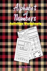 Alphabet and Numbers Activities Worksheets