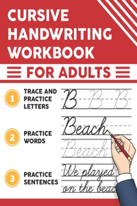Cursive Handwriting Workbook for Adults