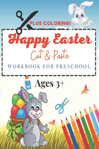 Happy Easter Cut and Paste Workbook for Preschool