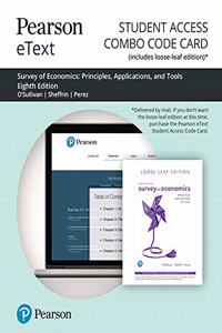 Pearson Etext for Survey of Economics