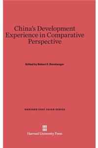 China's Development Experience in Comparative Perspective