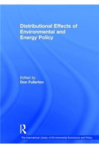 Distributional Effects of Environmental and Energy Policy