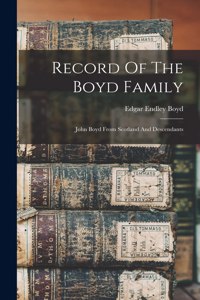 Record Of The Boyd Family