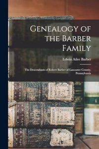 Genealogy of the Barber Family