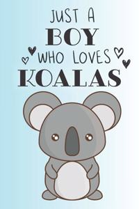 Just A Boy Who Loves Koalas