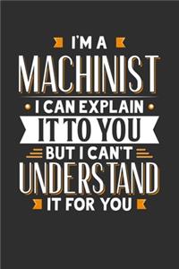 I'm A Machinist I can explain it to you but I can't understand it for you