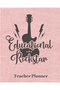 Educational Rockstar Teacher Planner