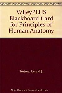 Wileyplus Blackboard Card for Principles of Human Anatomy